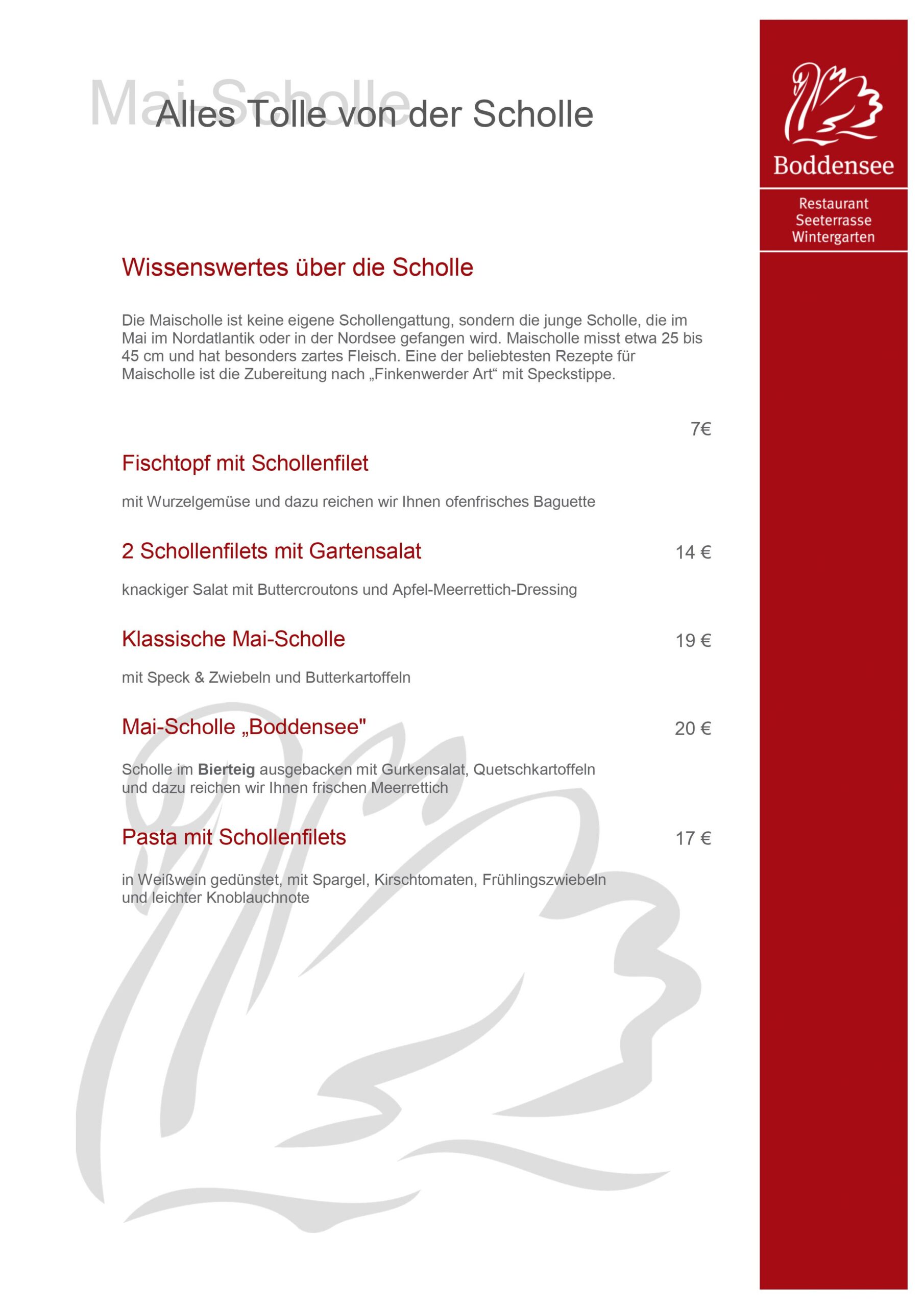 Restaurant Boddensee Aus Birkenwerder Speisekarte – TBFDRI