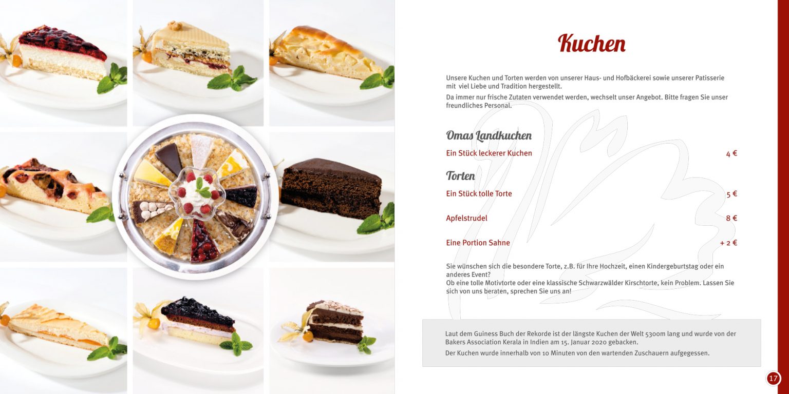 Speisen und Getränke - Restaurant Boddensee